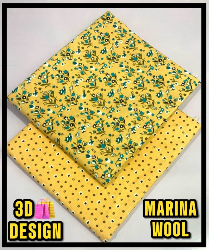 All Over Digital Printed Marina Wool-2PC