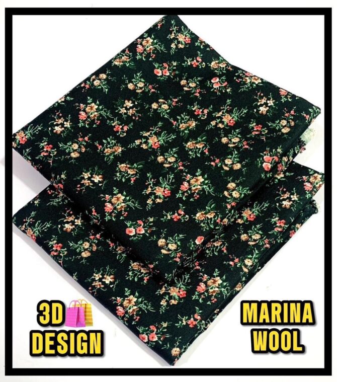 All Over Digital Printed Marina Wool-2PC