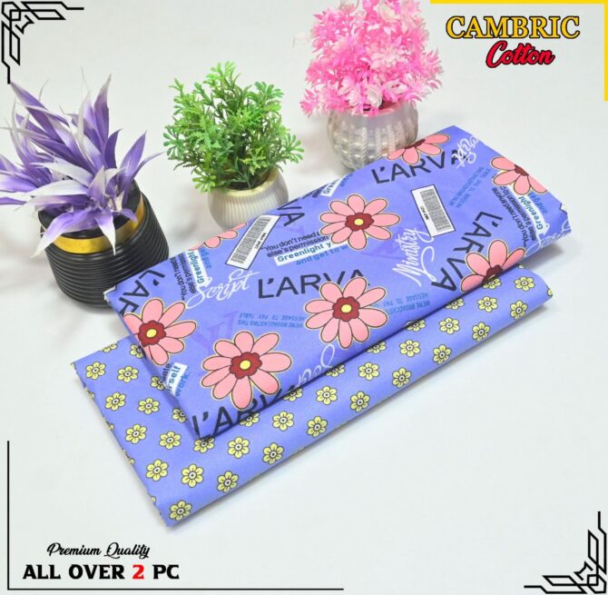 All Over Digital Printed Cambric Cotton-2PC