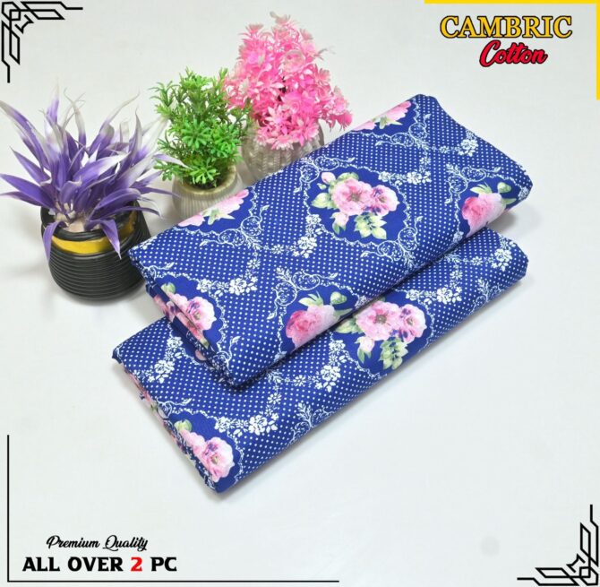 All Over Digital Printed Cambric Cotton-2PC