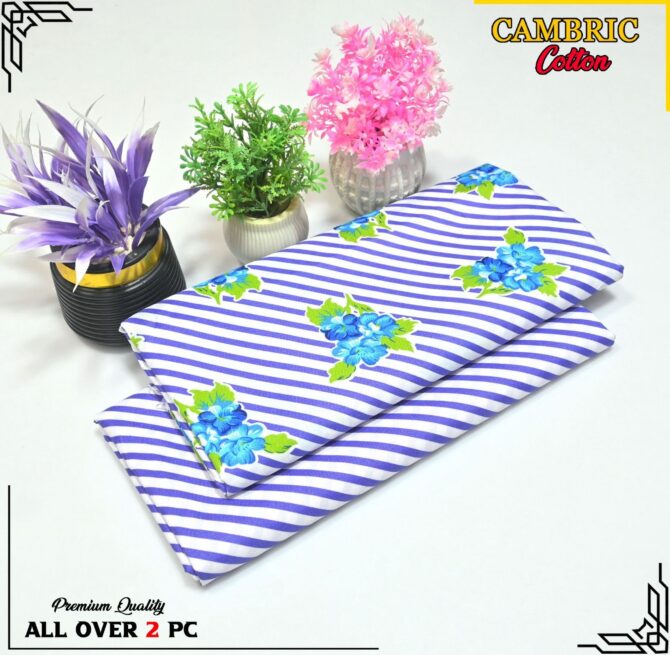 All Over Digital Printed Cambric Cotton-2PC