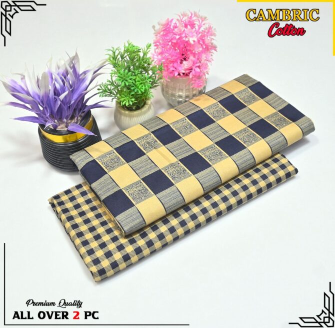 All Over Digital Printed Cambric Cotton-2PC