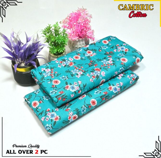 All Over Digital Printed Cambric Cotton-2PC