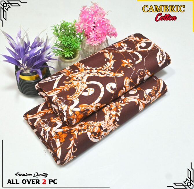 All Over Digital Printed Cambric Cotton-2PC
