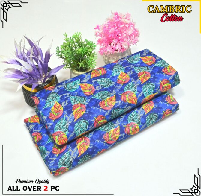 All Over Digital Printed Cambric Cotton-2PC