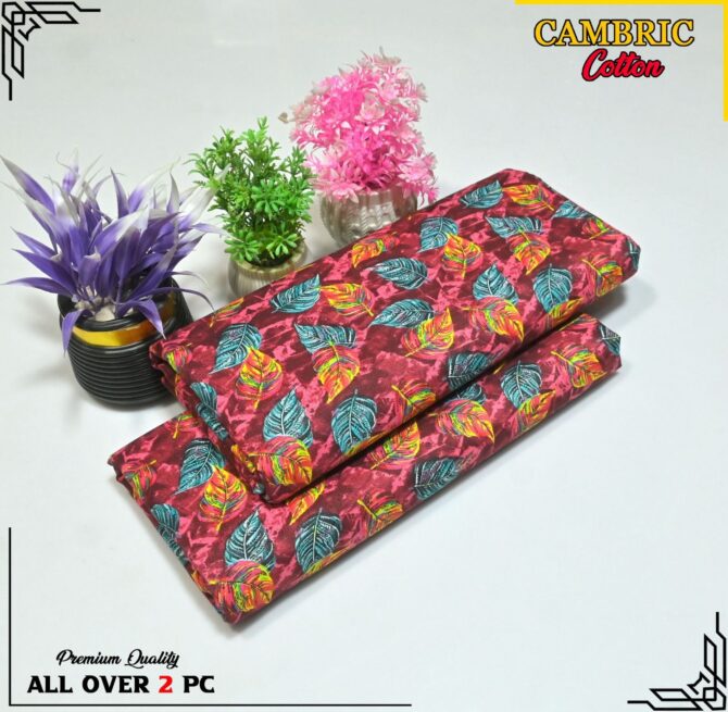 All Over Digital Printed Cambric Cotton-2PC