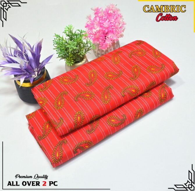 All Over Digital Printed Cambric Cotton-2PC
