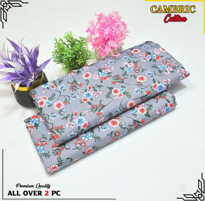 All Over Digital Printed Cambric Cotton-2PC