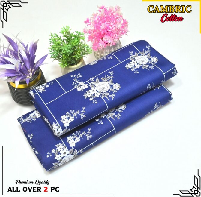 All Over Digital Printed Cambric Cotton-2PC