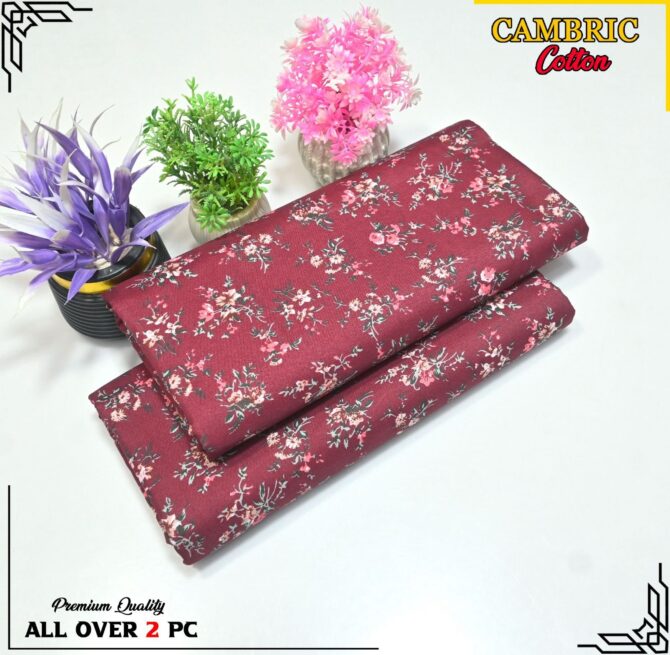 All Over Digital Printed Cambric Cotton-2PC