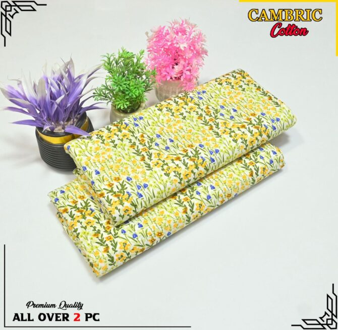 All Over Digital Printed Cambric Cotton-2PC