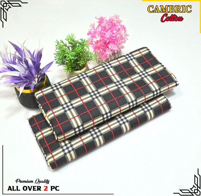 All Over Digital Printed Cambric Cotton-2PC